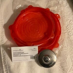 Pampered Chef Silicone Covers & Cut n Seal